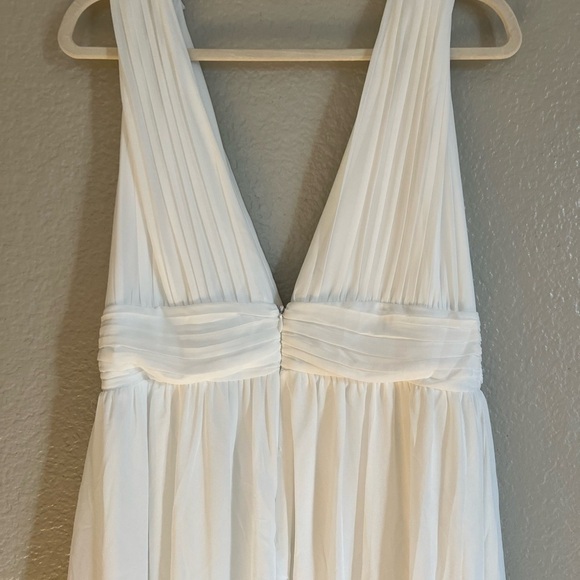Lulus White Maxi Dress Wedding Gown - Picture 4 of 8